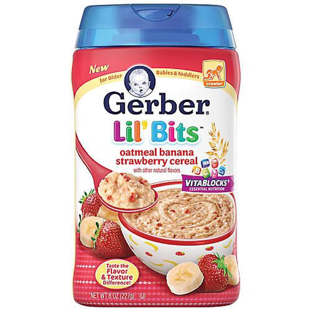 gerber strawberry banana oatmeal