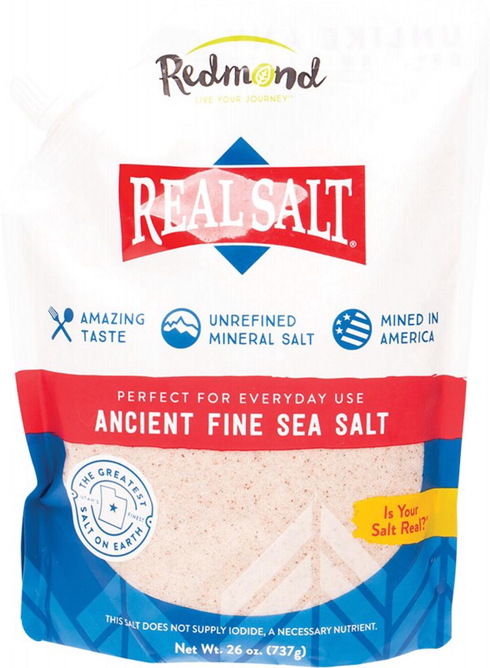 Real Salt, Ancient Fine Sea Salt - 737g, 0018788102502