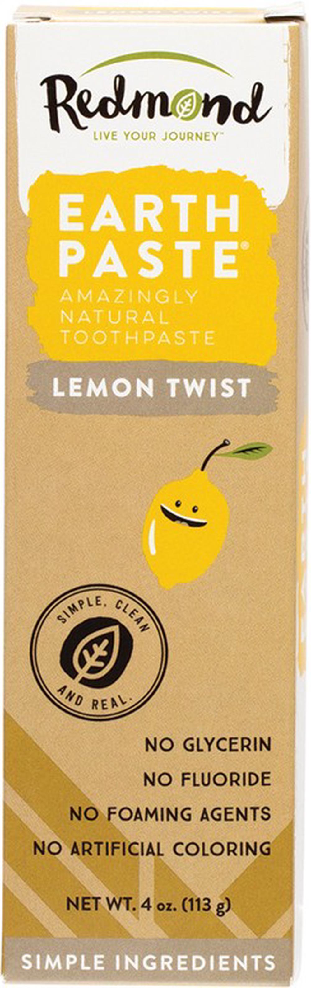 Earthpaste Toothpaste (Lemon Twist) - 113g, 0018788105664