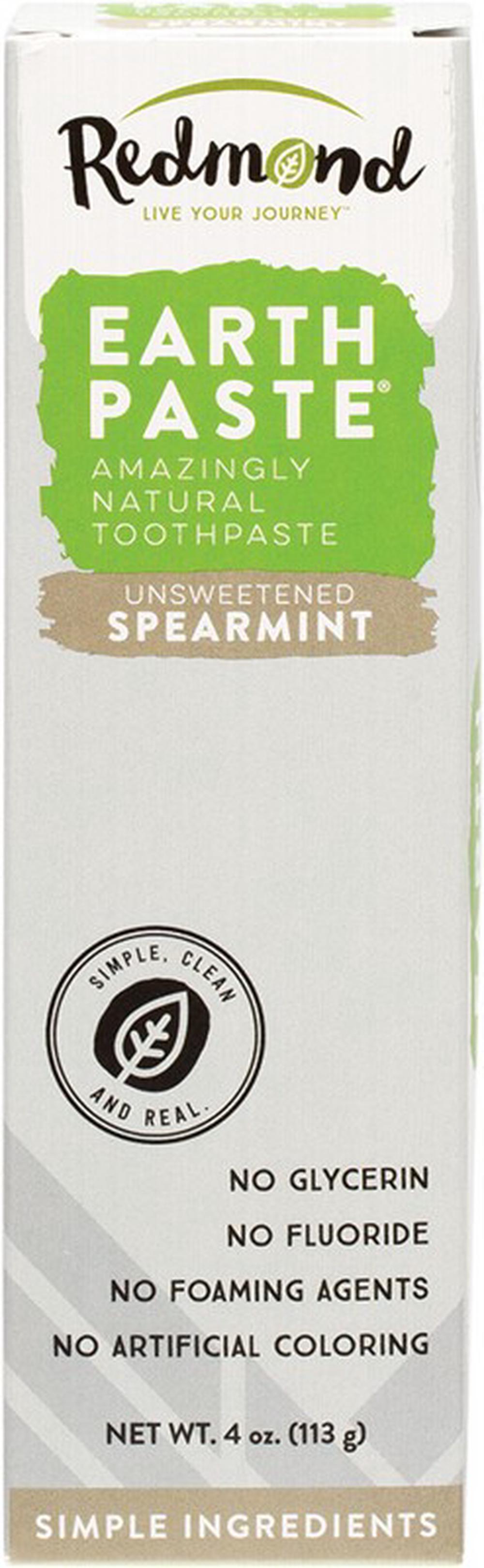 Earthpaste Toothpaste (Spearmint) - 113g, 0018788105701