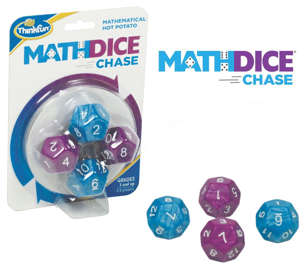 ThinkFun Maths Dice Chase Game, 0019275015053