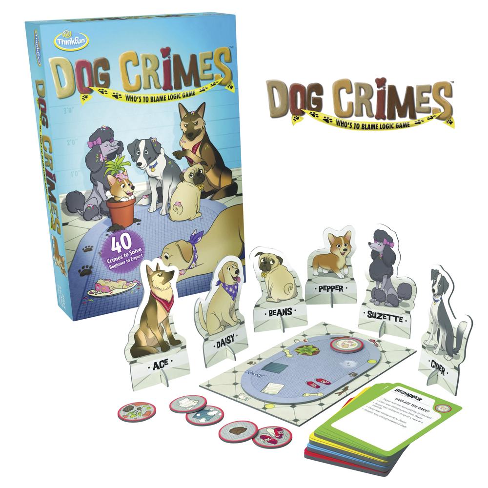 Dog Crimes Logic Game and Brainteaser, 0019275015527