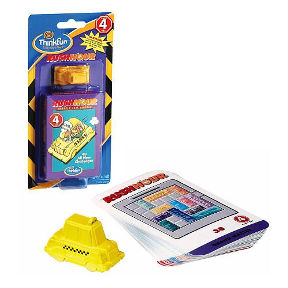 ThinkFun Rush Hour – Kniffliges Logikspiel Für Kids Ab 6 Jahren (40 Herausforderungen!)