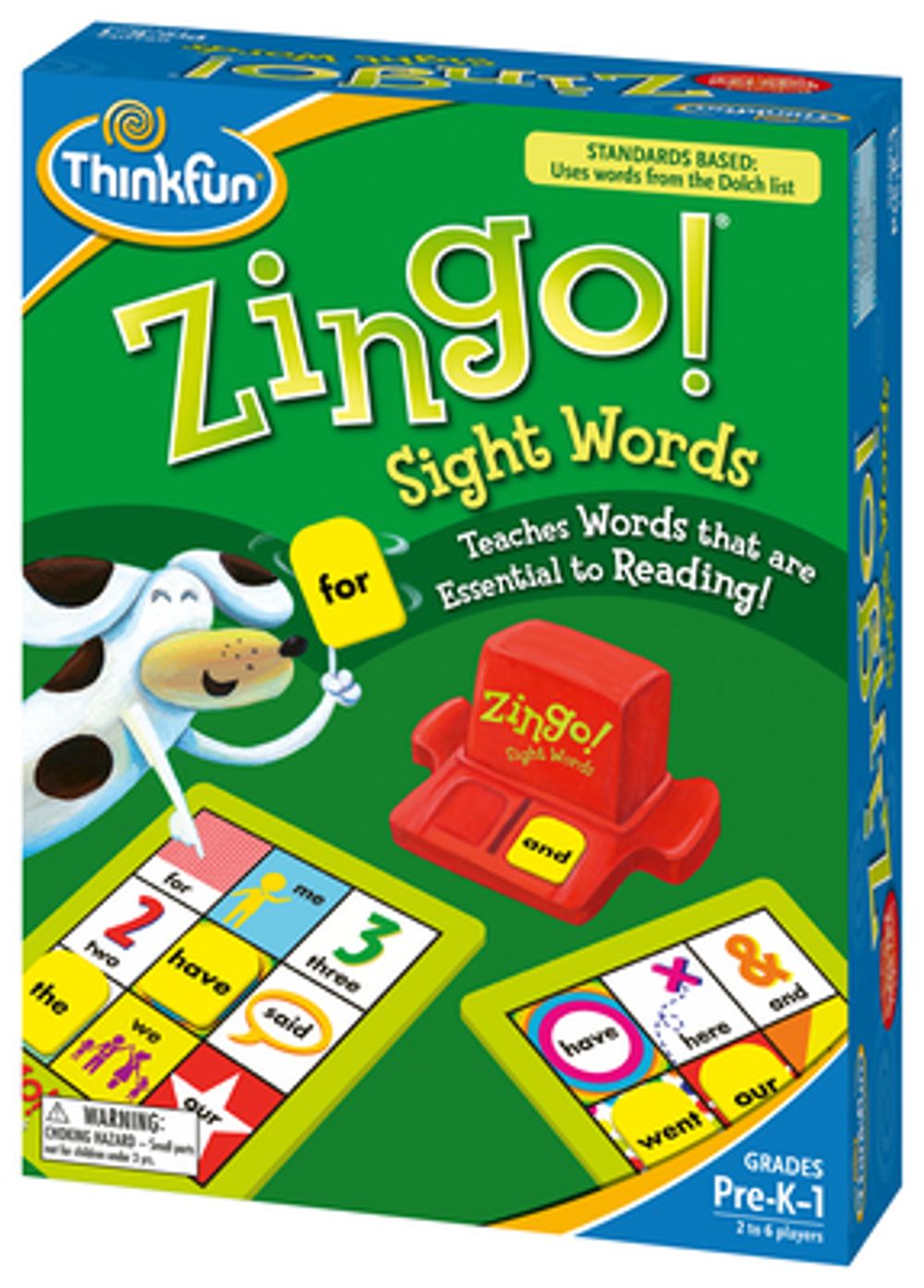 ThinkFun Zingo! Sight Words by ThinkFun - ISBN: 0019275077044