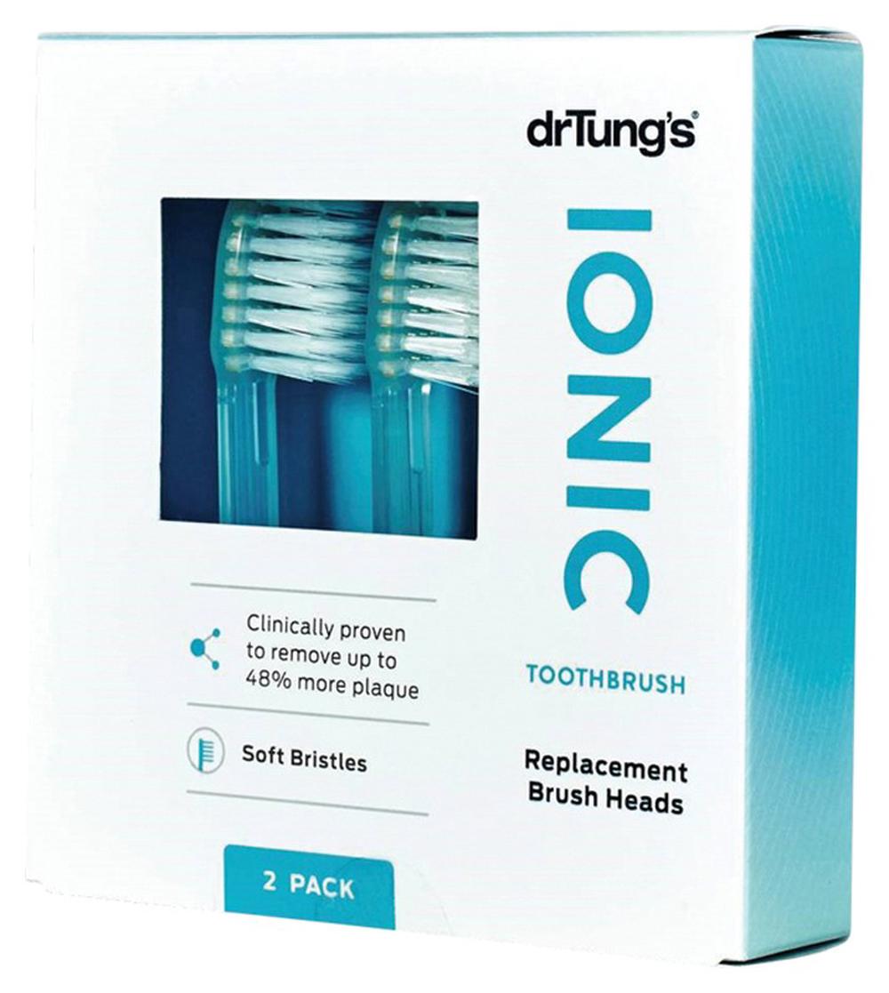 Ionic Toothbrush Soft Twin Replacement Heads, 0019373821228