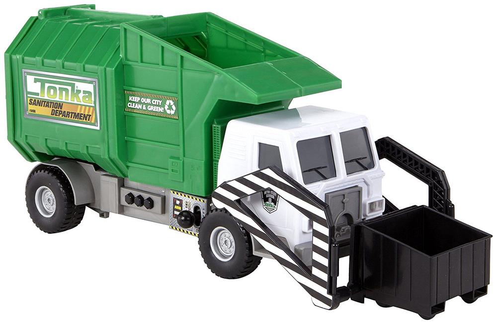 funrise toy tonka mighty motorized garbage truck