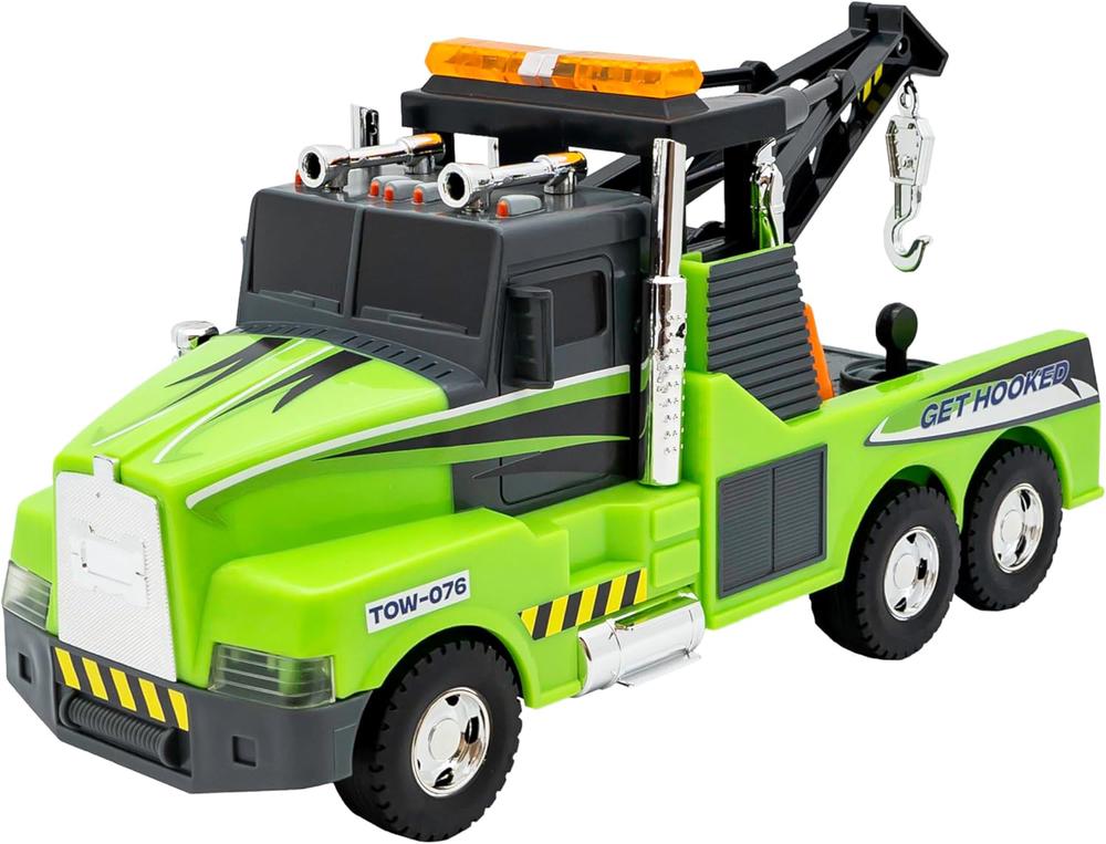Mighty Fleet Action Drive Tow Truck, 0021664572894