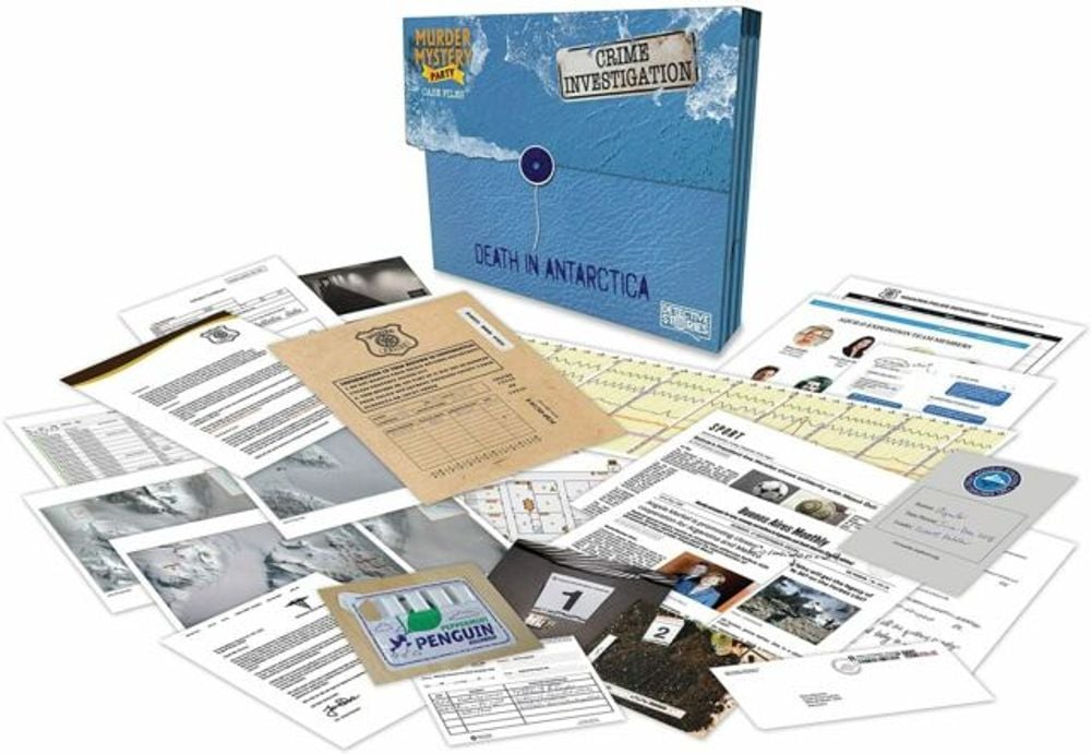 Murder Mystery Party Case Files - Death In Antartica by Murder Mystery Party - ISBN: 0023332332823
