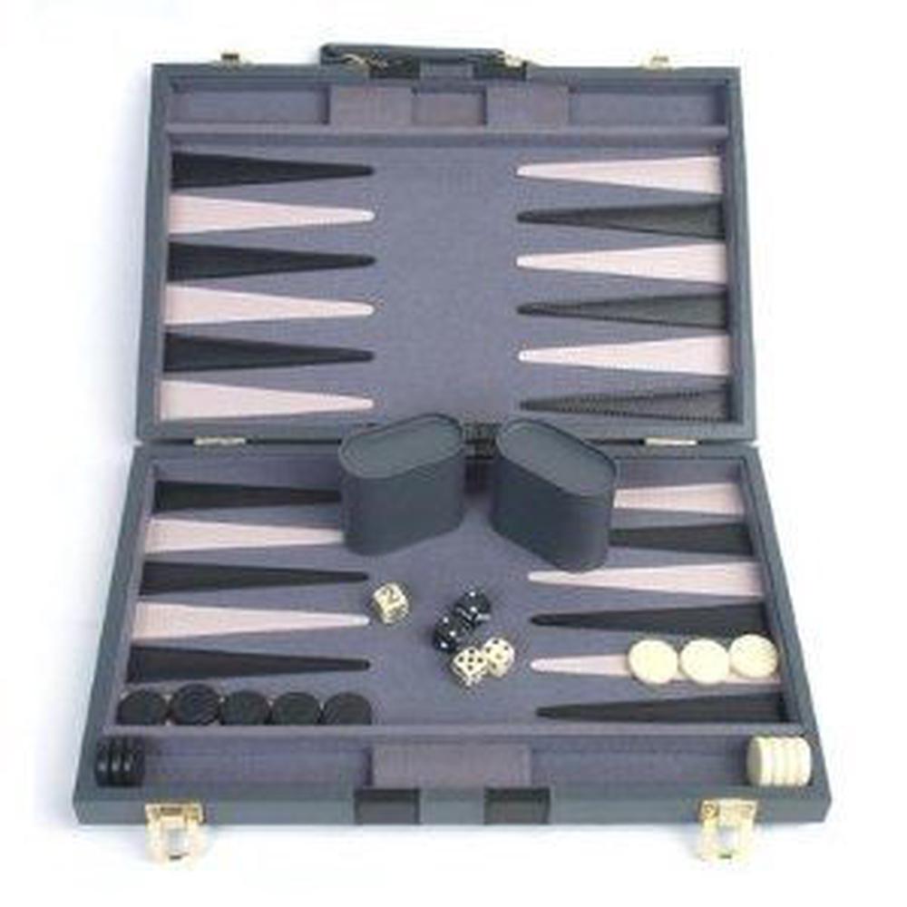 John Hansen 15" Backgammon Attache, 0025766380159