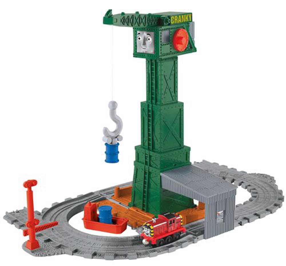 Fisherprice Thomas the Train Takenplay Cranky At the Docks Playset