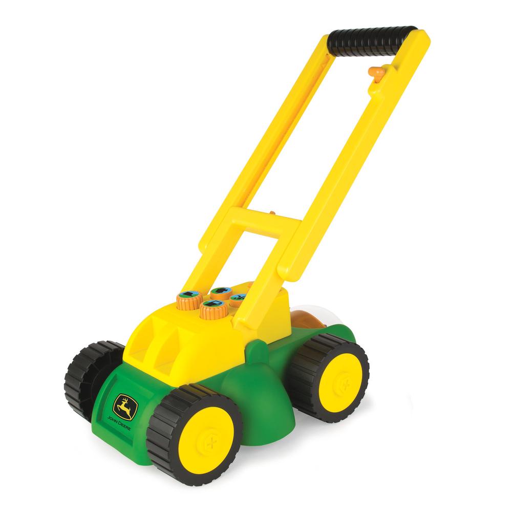 John Deere Real Sounds Electronic Lawn Mower Toy, 0036881350606