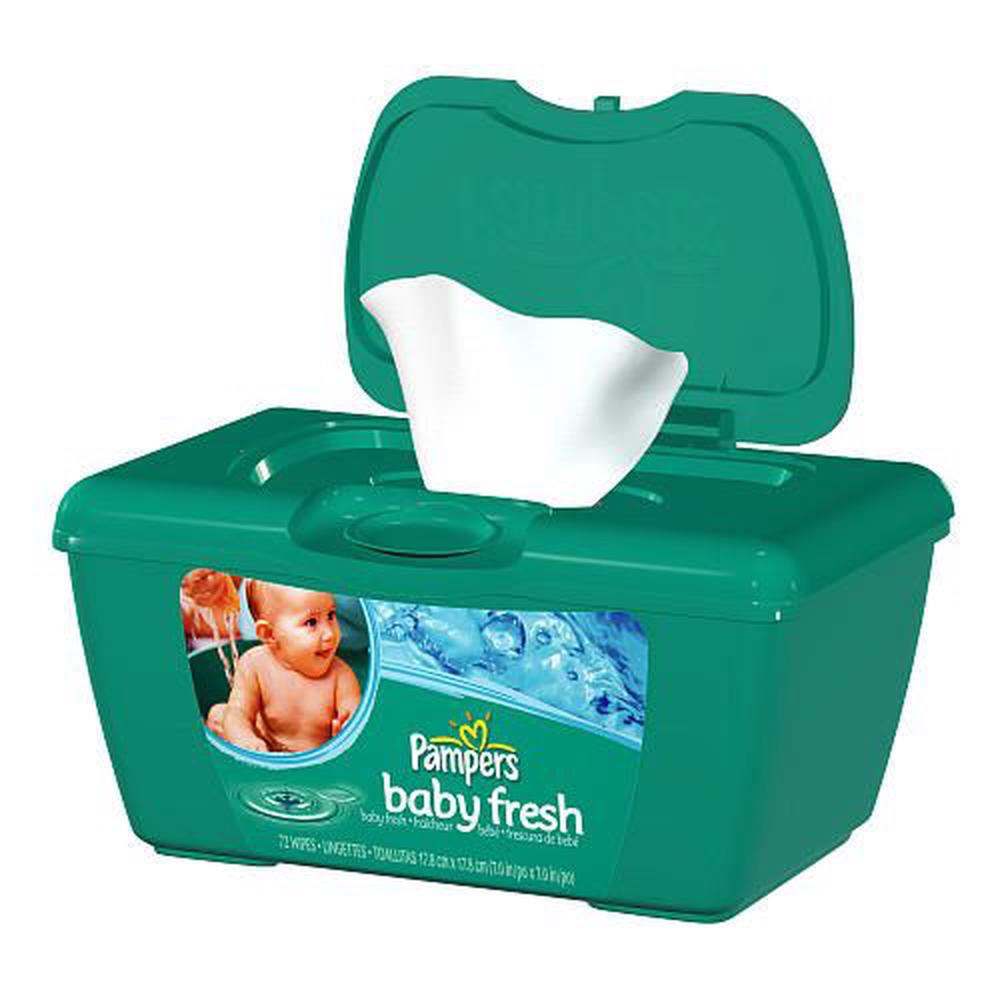 pampers baby wipes tub