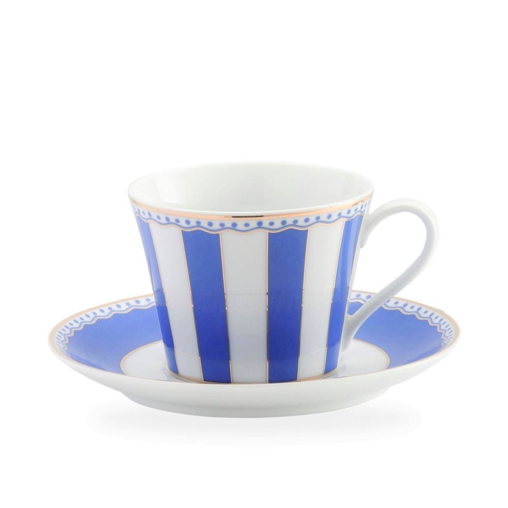 Noritake Carnivale Cup & Saucer Set (Dark Blue) by Noritake - ISBN: 0037725415178