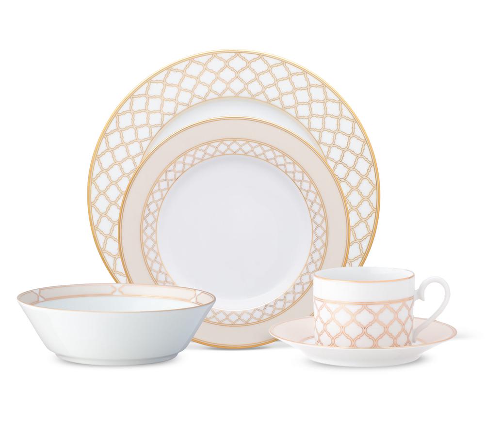 Noritake Eternal Palace Dinner Set, 20 Piece (Gold) Buy online at The
