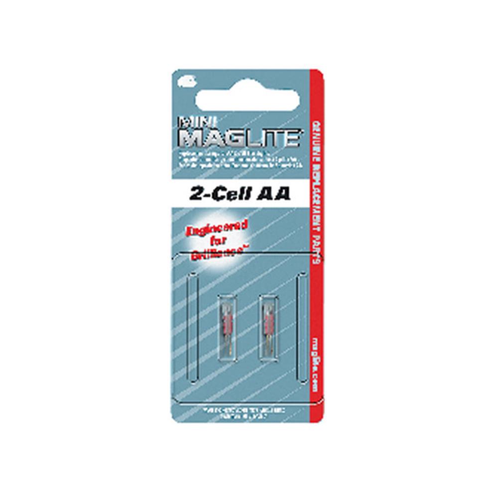 Mag-Lite Replacement Lamps for 2-Cell AA Mini Flashlight, 2-Pack by Mag-Lite - ISBN: 0038739107035