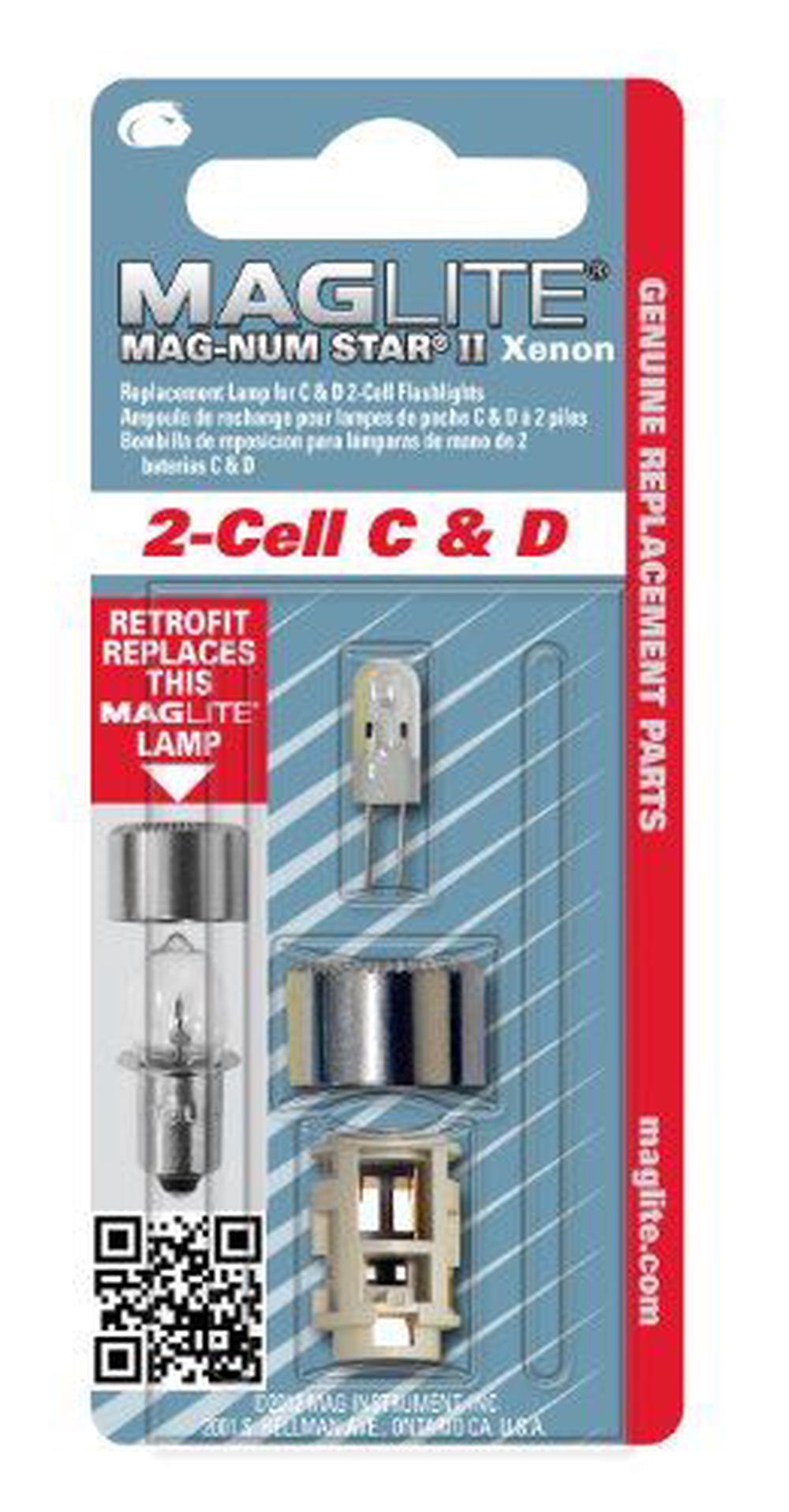 LMXA201 Replacement Lamp for 2-D Cell Flashlight, 0038739107172