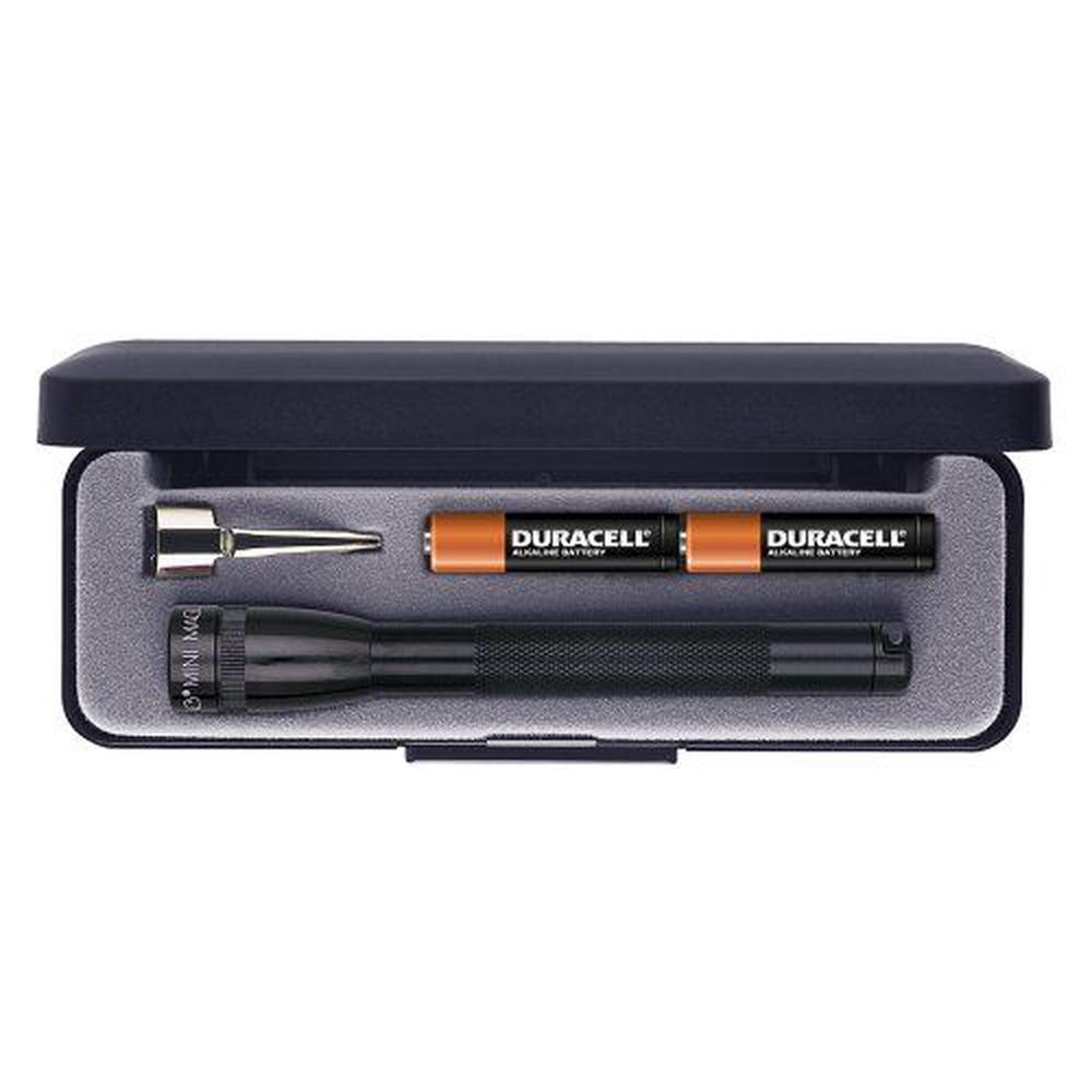 Mini Incandescent 2-Cell AAA Flashlight in Presentation Box, Black, 0038739162058