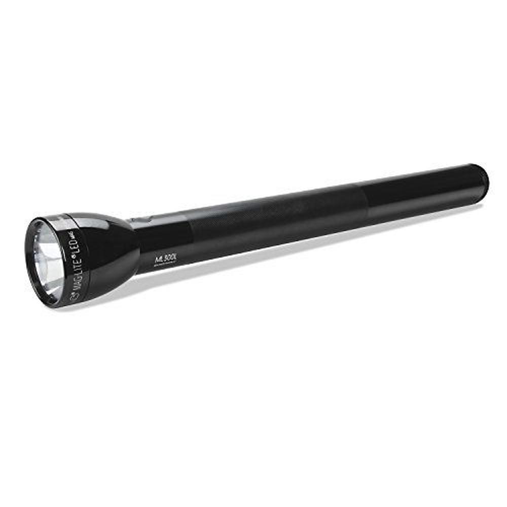 Mag Instrument ML300L LED 6-Cell D Flashlight (Black), 0038739503950