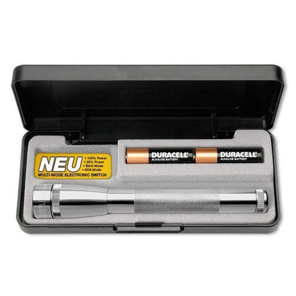 MagLite Mini LED 2-Cell AA Flashlight (Silver), 0038739531373