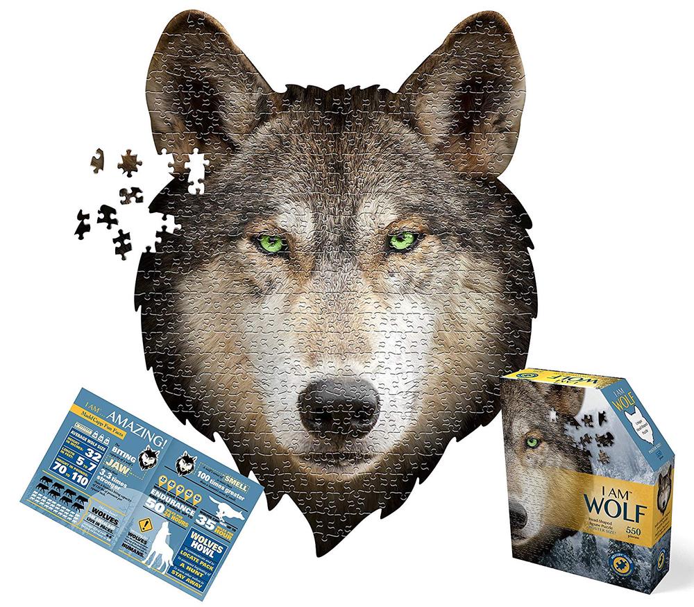 Madd Capp Games Wolf Jigsaw Puzzle, 550 Piece, 0040232343261