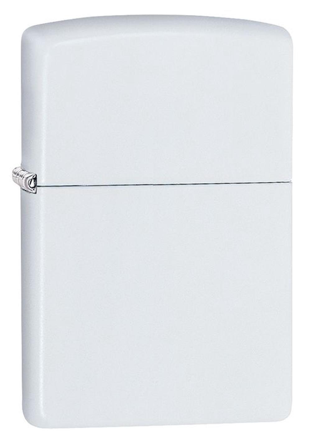 Zippo White Matte Finish Lighter (Plain) Buy online at The Nile