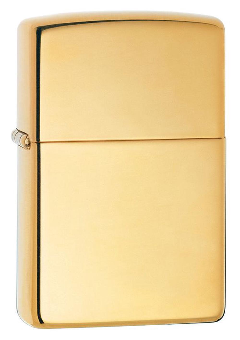 Zippo High Polish Brass Chrome Vintage Lighter, 0041689107901