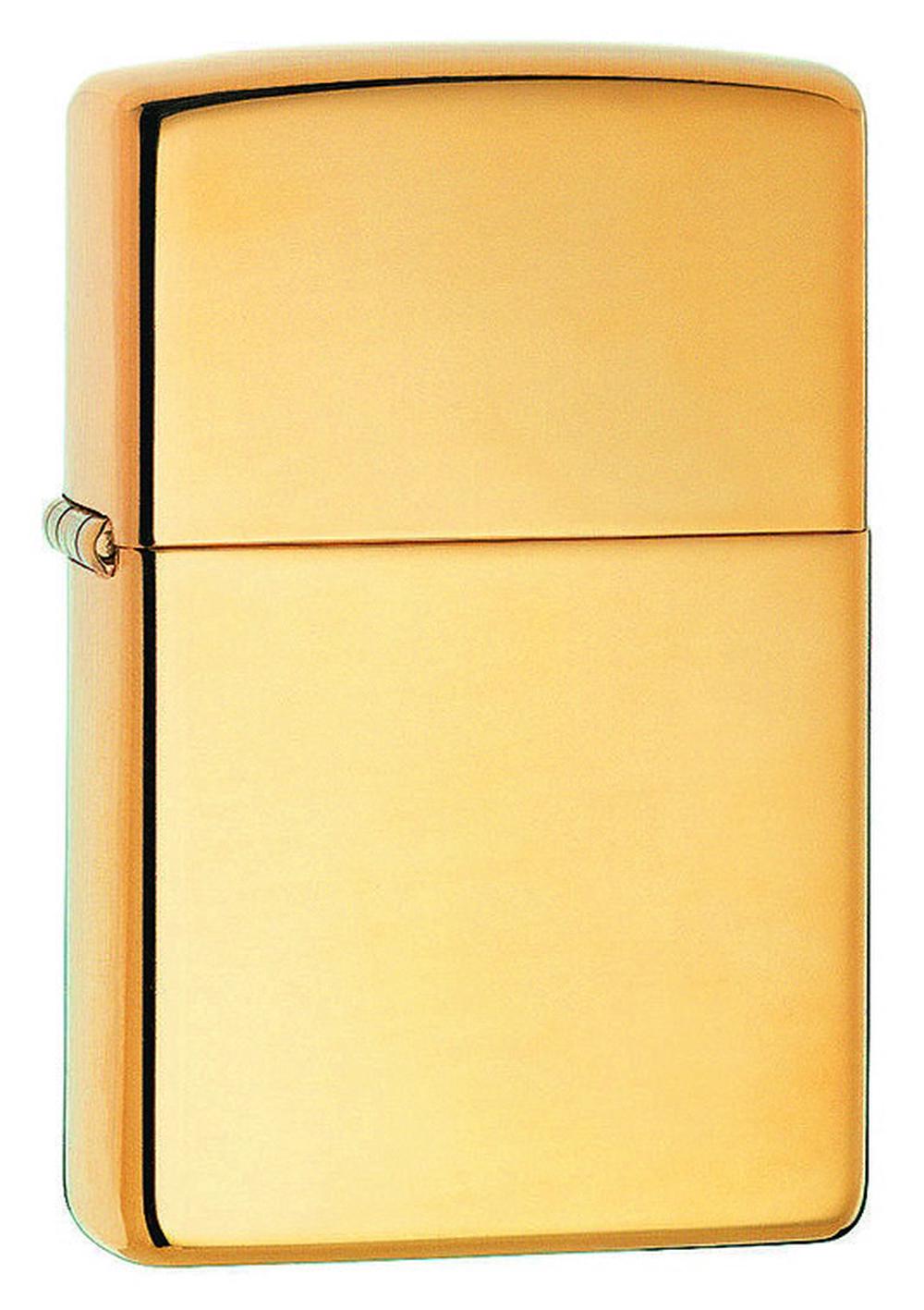 Zippo Armor High Polish Brass Lighter, 0041689110581