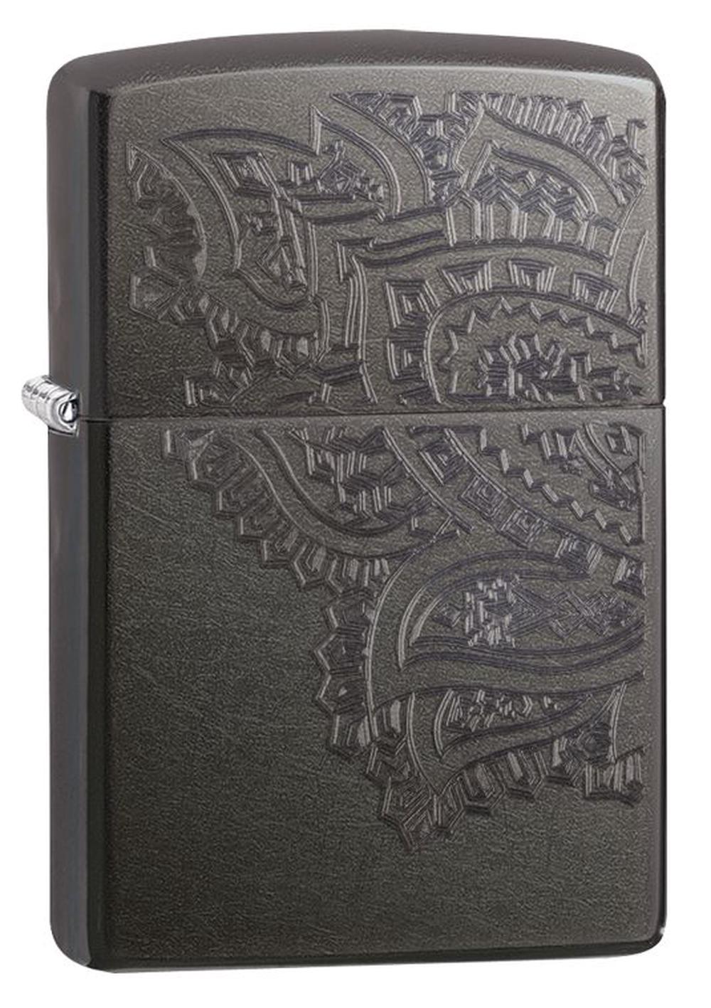 Zippo Gray Dusk Lighter (Iced Paisley) | Buy online at The Nile