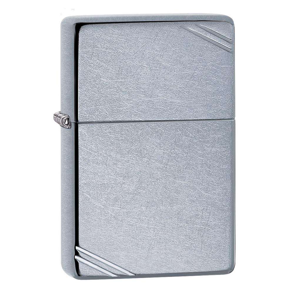 Zippo Vintage Street Chrome Lighter, 0041689152673