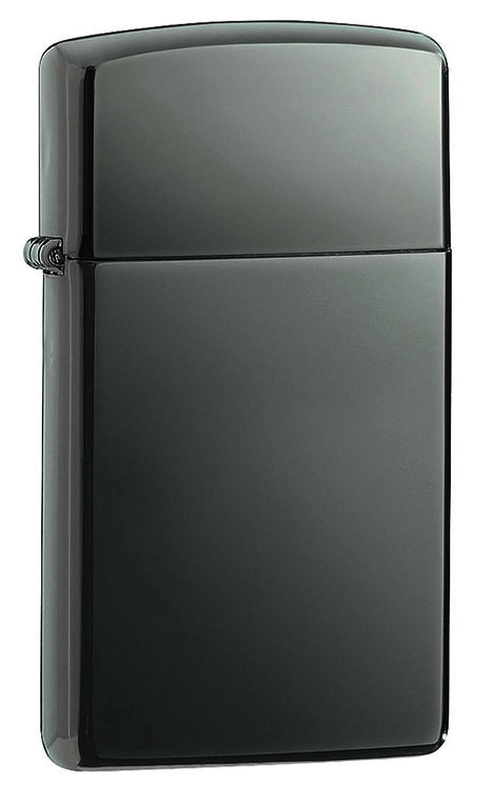 Zippo Black Ice Finish Slim Lighter, 0041689204921