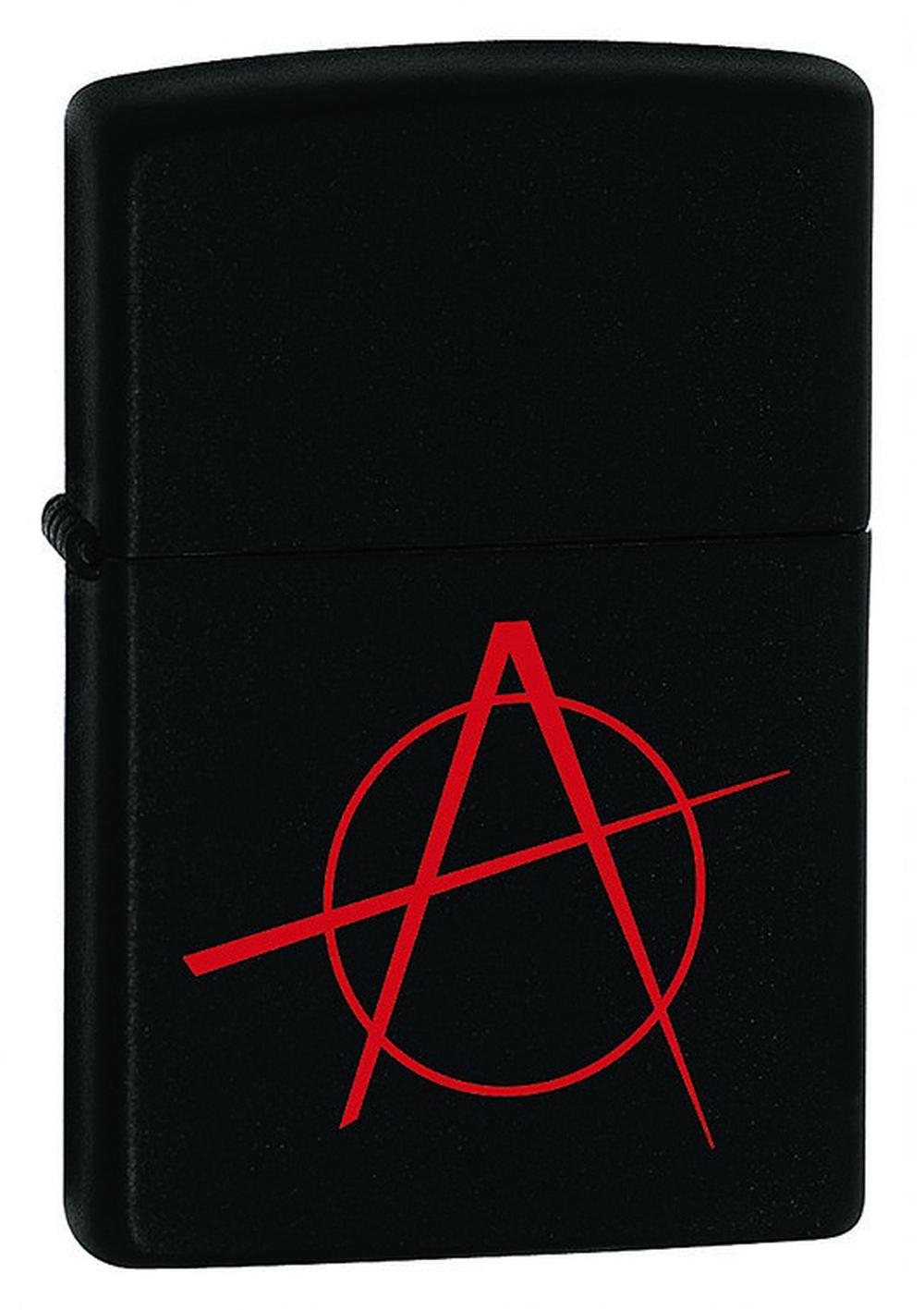 Zippo Black Matte Finish Lighter (Anarchy) Buy online at The Nile