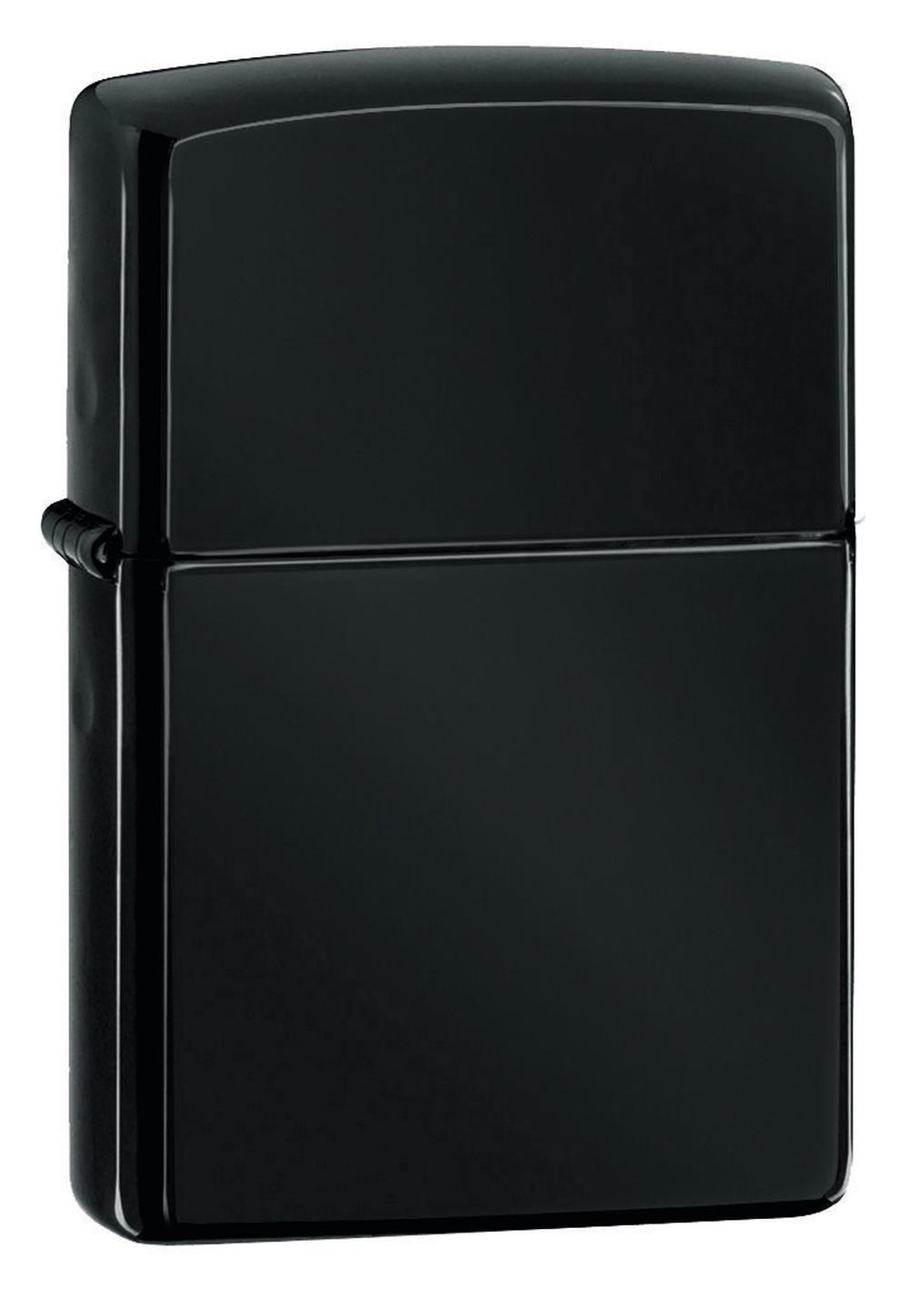 Zippo Classic Ebony Chrome Plated Lighter, 0041689247560