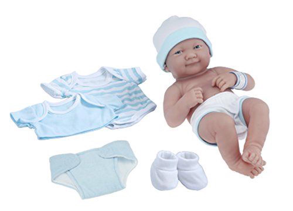 jc toys la baby doll set
