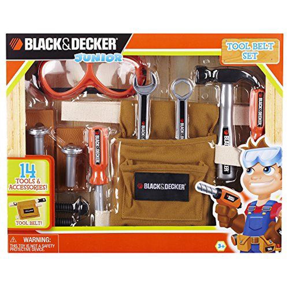 black and decker toy drill set
