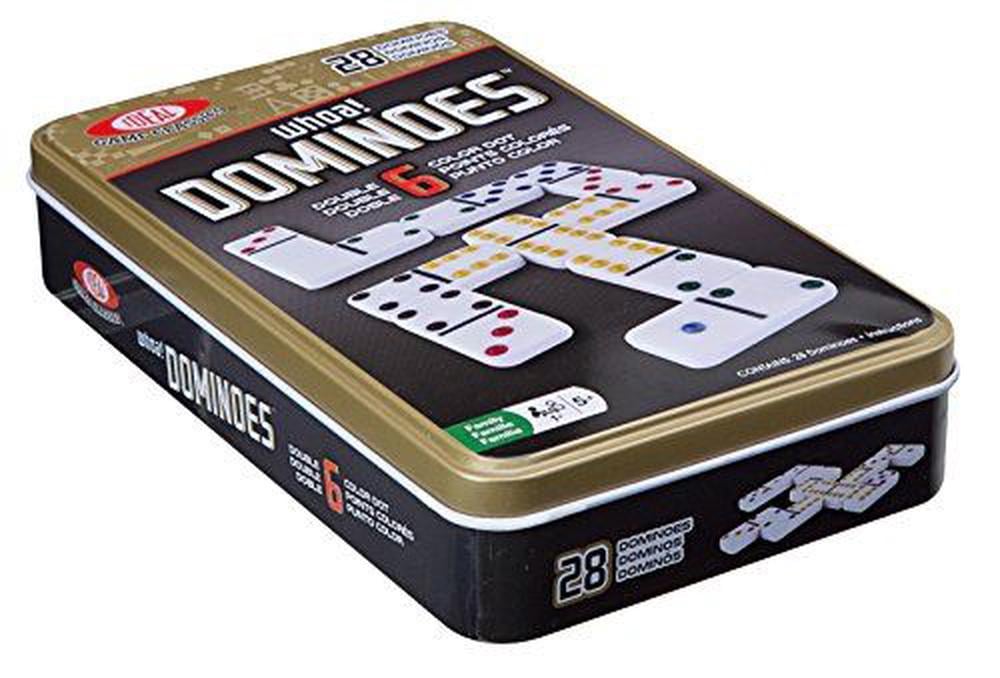 Ideal Double 6-Color Dot Dominoes | Buy online at The Nile