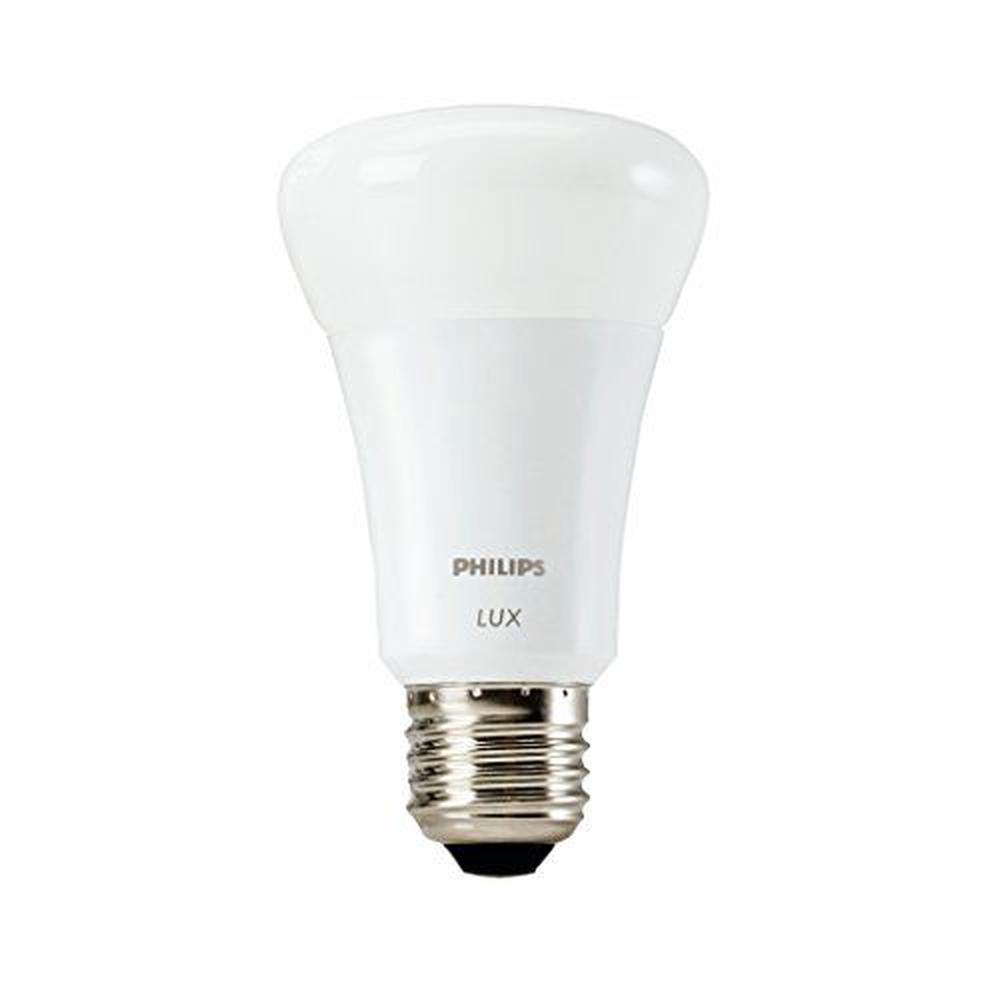 Philips 452722 9W (60-Watt) A19 Hue Lux Connected Home LED Light Bulb, 0046677452728