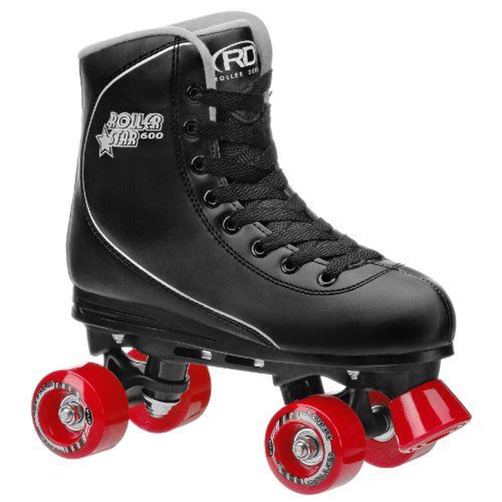 Roller Derby Men's Star 600 Quad Roller Skate, Black/Red, 10 Buy online at The Nile