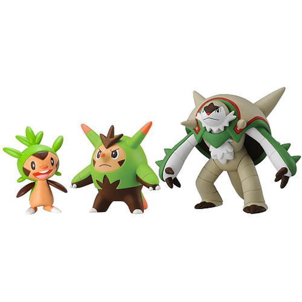 Tomy Pokemon 3 Pack Figures Chespin Quillad And Chesnaught Buy Online At The Nile