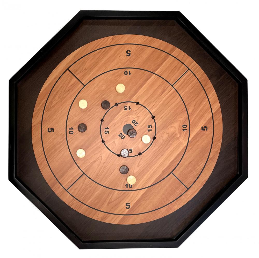 Kroeger Crokinole 3 in 1 Deluxe Wooden Board Set