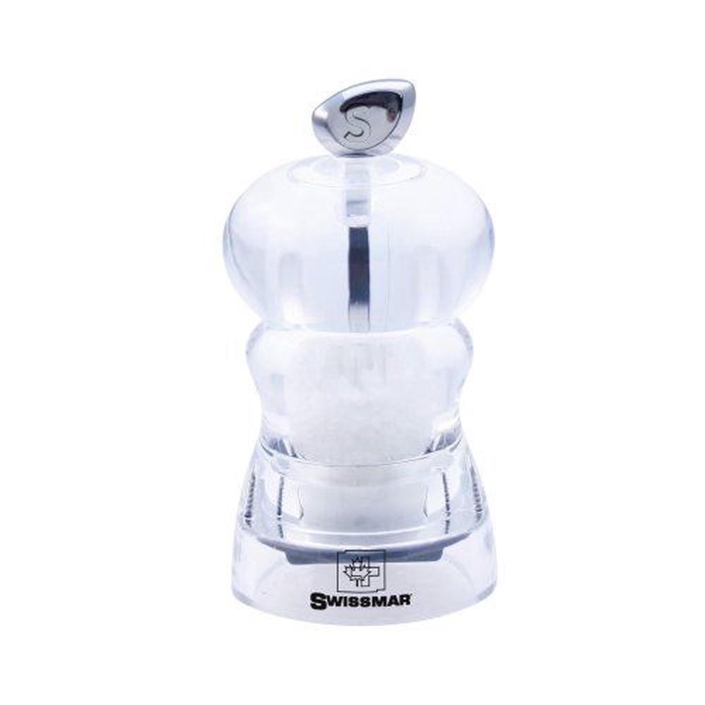 Swissmar Alice 4Inch Salt Mill, Clear Buy online at The Nile