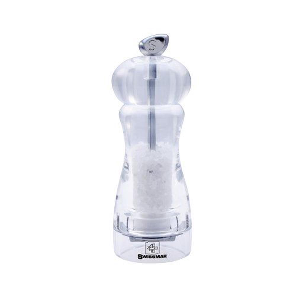 Swissmar Alice 6Inch Salt Mill, Clear Buy online at The Nile