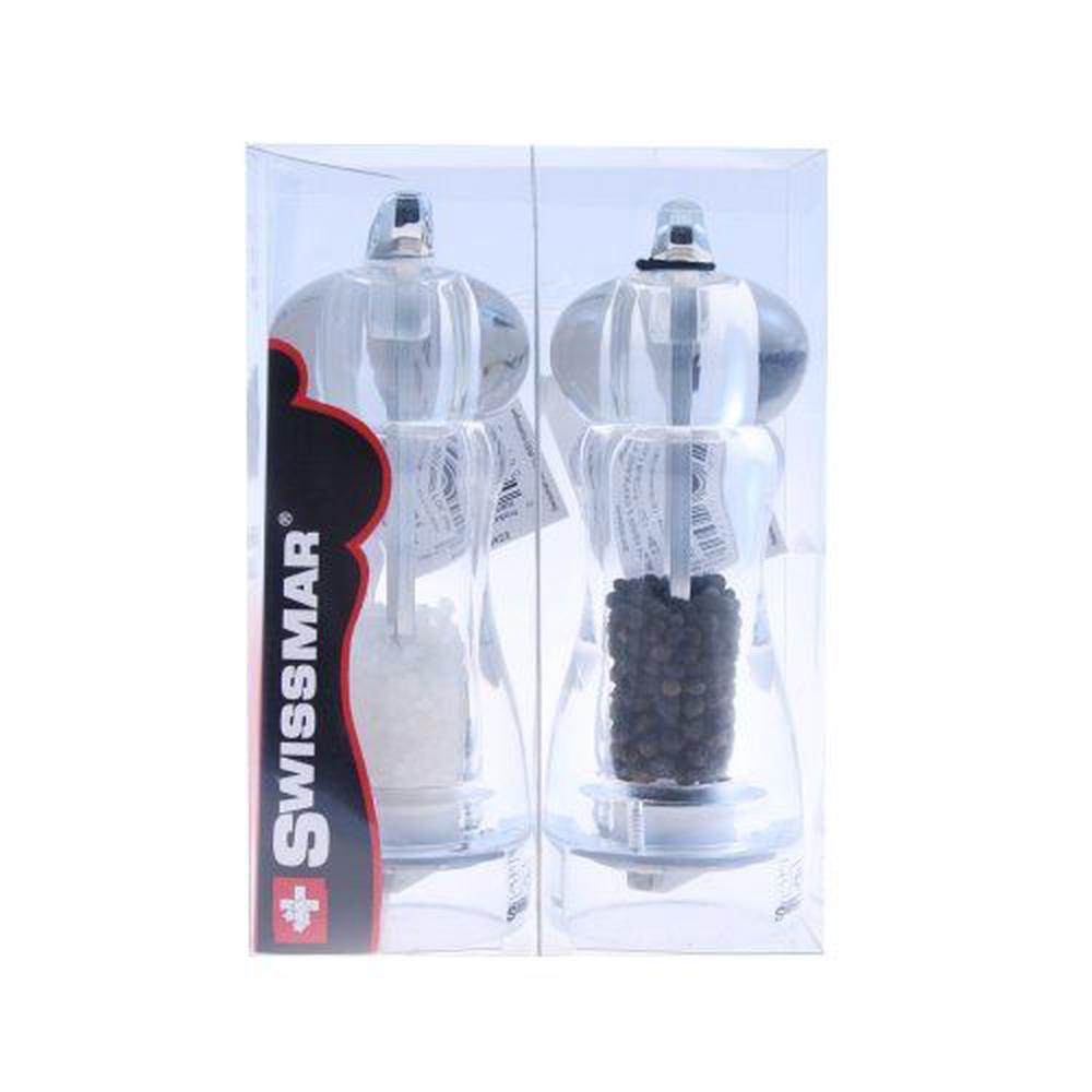 Swissmar Alice You and Me 6-Inch Pepper and Salt Mill Set, | Buy online ...