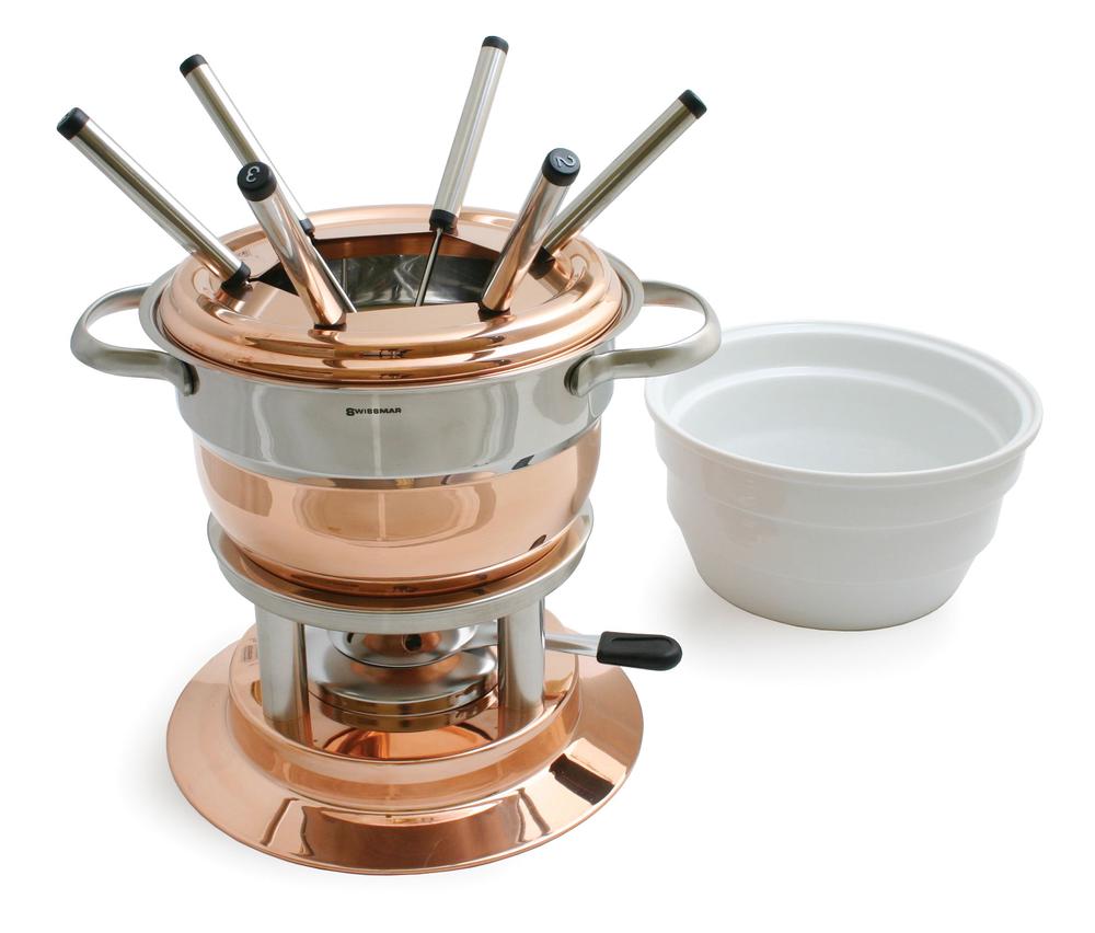 Lausanne 11 Piece Copper Fondue Set, 0056975026415