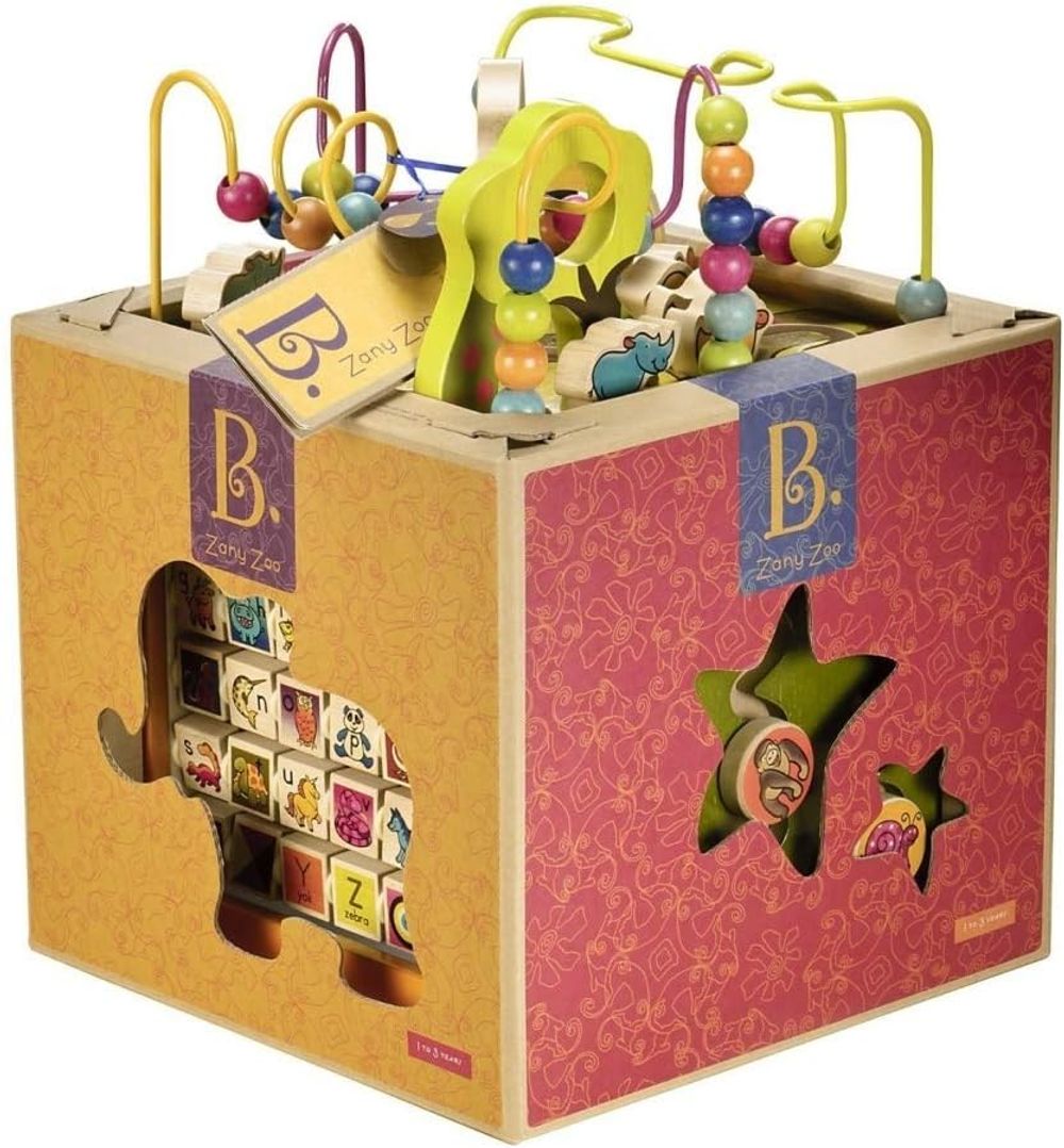 B. Toys Zany Zoo Wooden Activity Cube by B. Toys - ISBN: 0062243228696