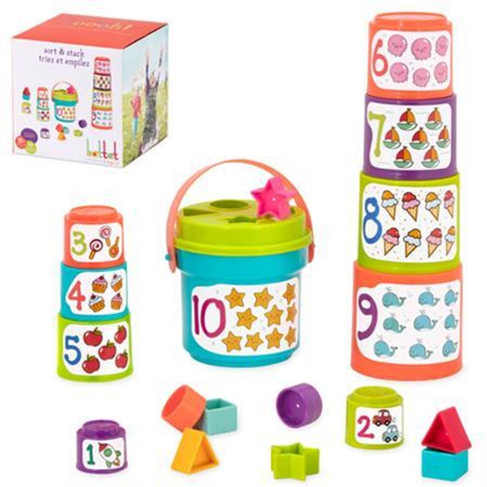 B. Toys Sort & Stack by B. Toys - ISBN: 0062243334342