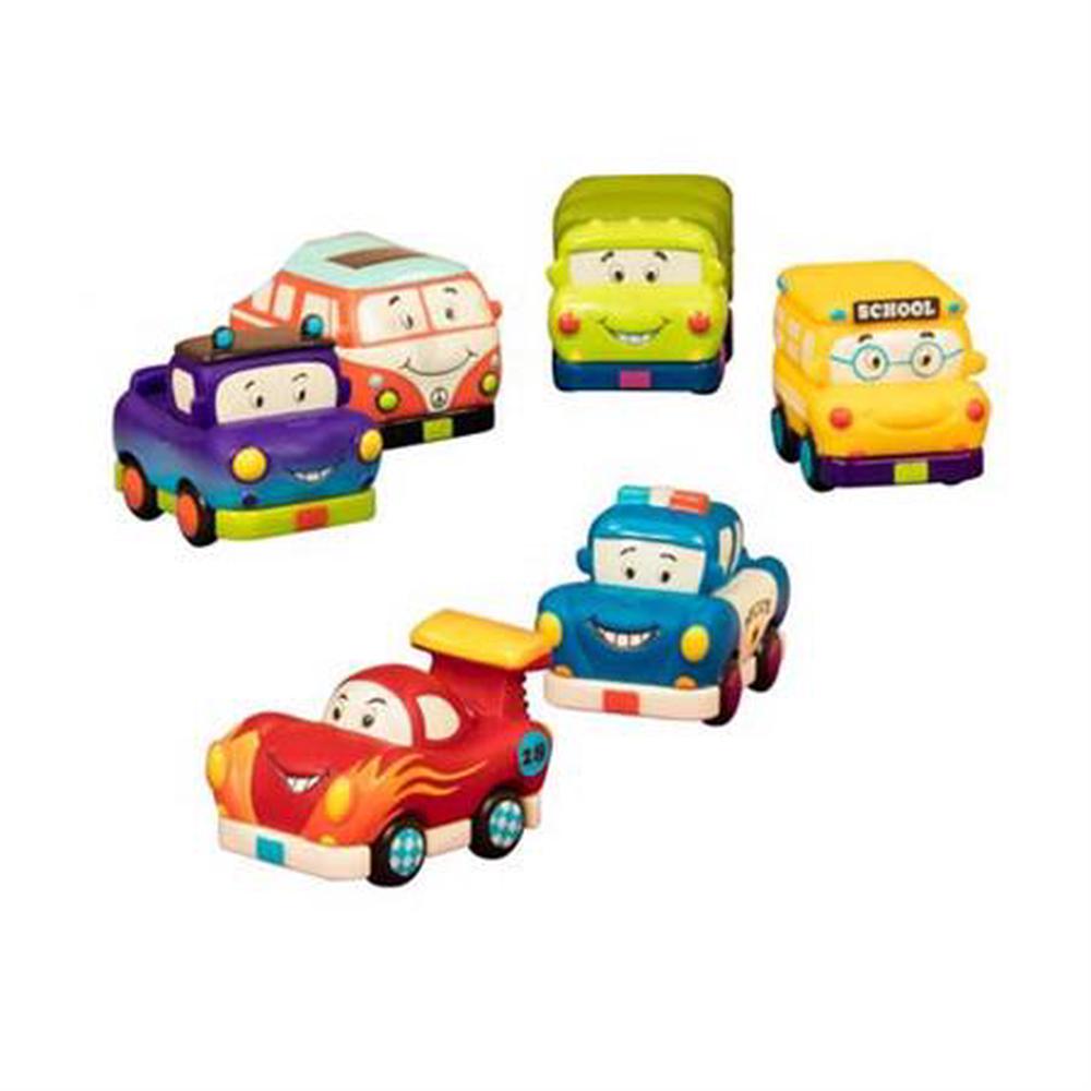 b toys mini pull back cars