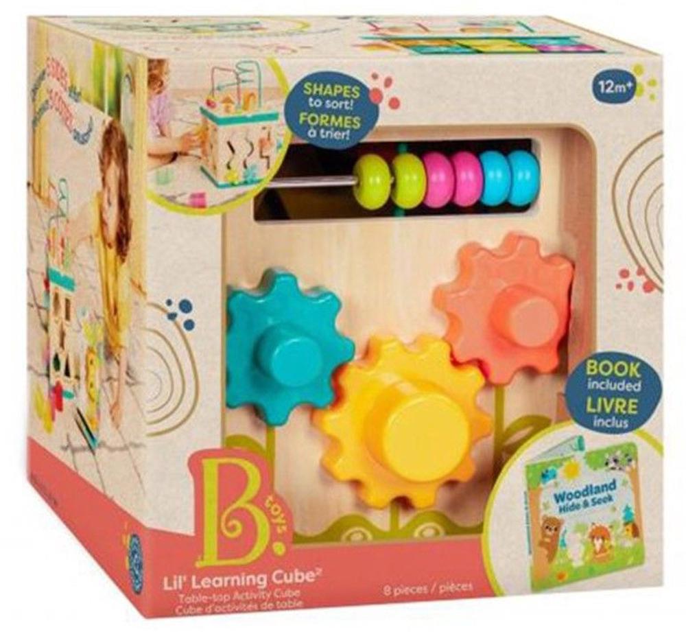 Wooden Play Center Activity Cube, 0062243489790