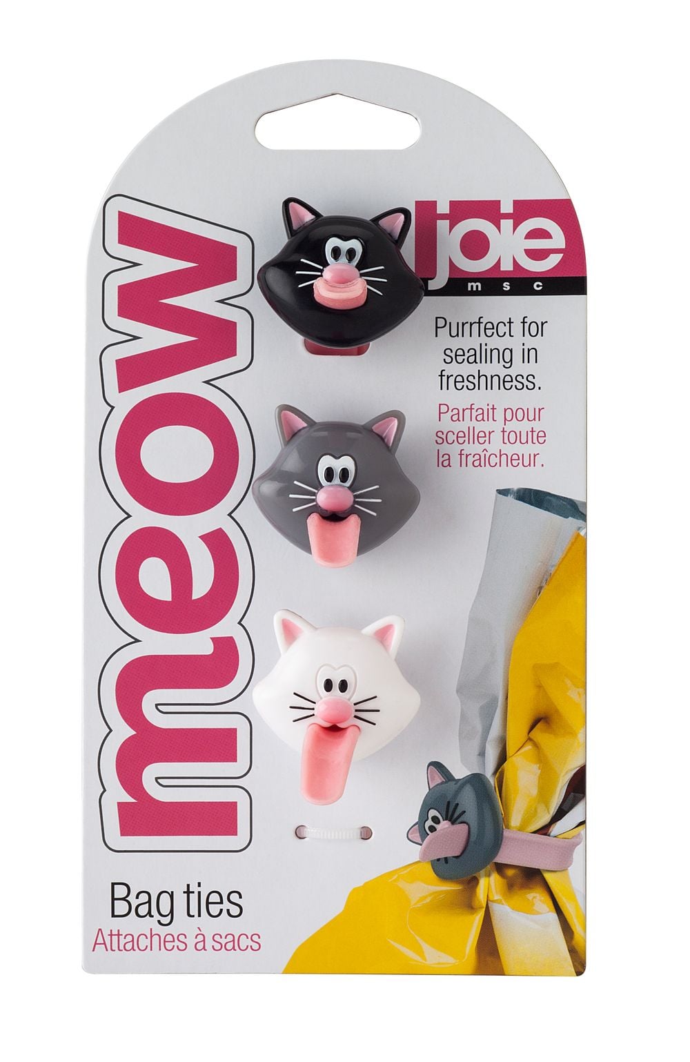Joie Meow Oven Rack Pull, High-Heat Non-Stick Silicone, Set of 2