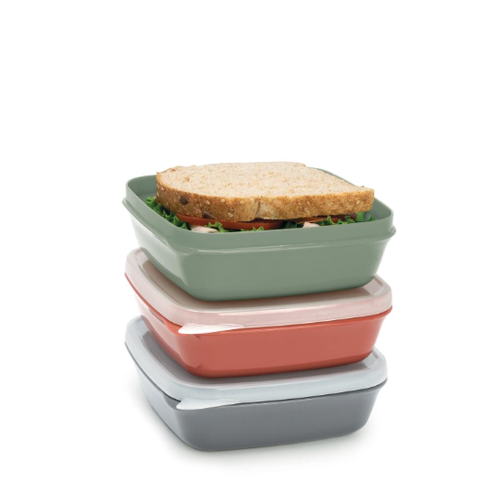 Joie Meal Pod Keepers, 3 Piece (Terracotta), 0067742271211