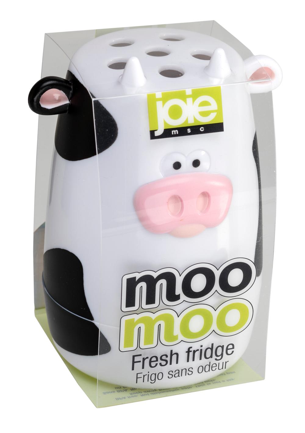 Moo Moo Fresh Fridge (White/Black) - 9x7.7x12.2cm, 0067742436009